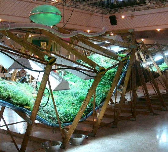 installation artistique végétale