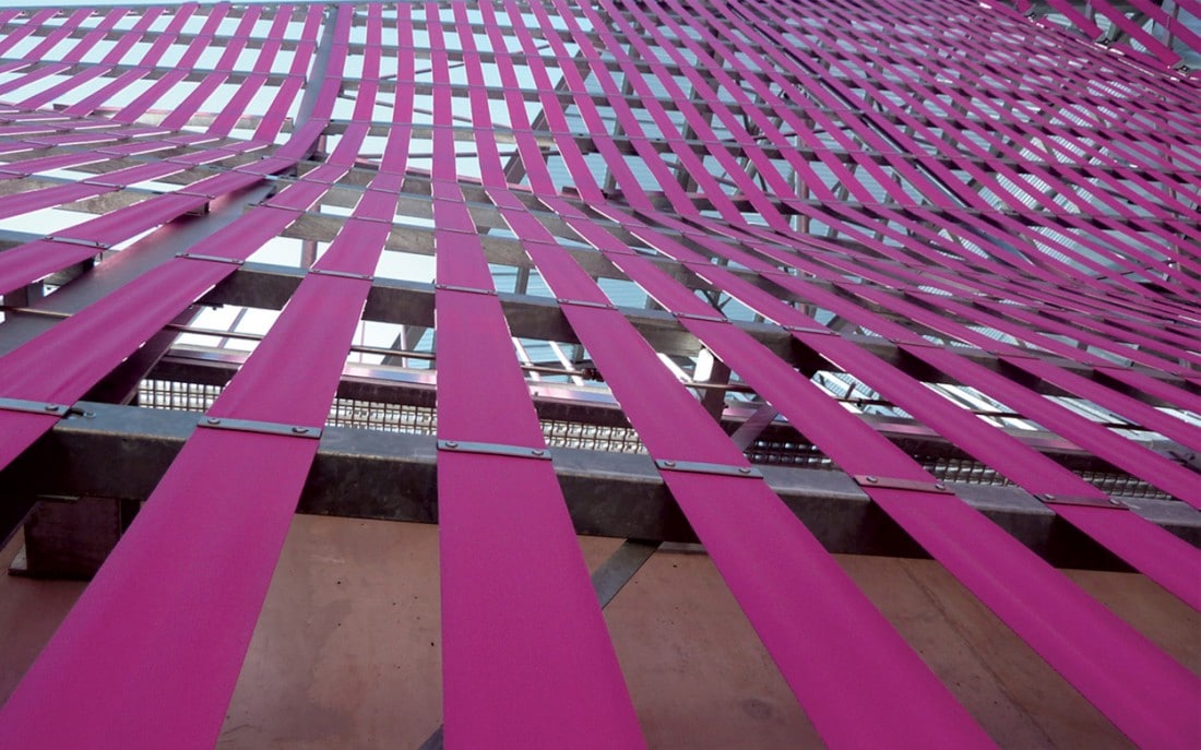 habillage bâtiment sangles