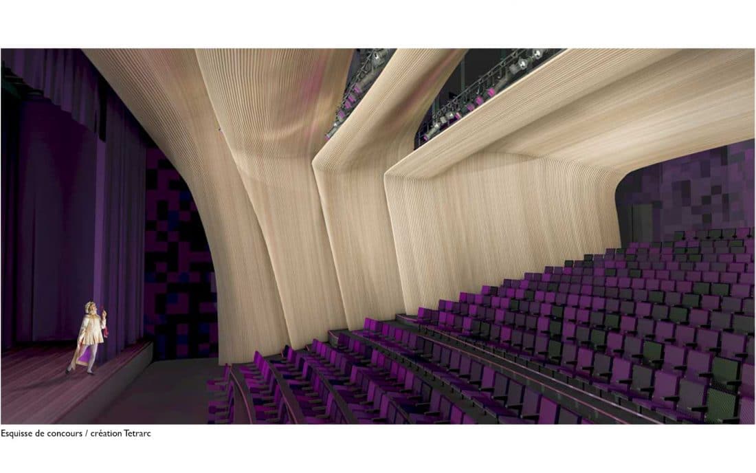 auditorium en rotin