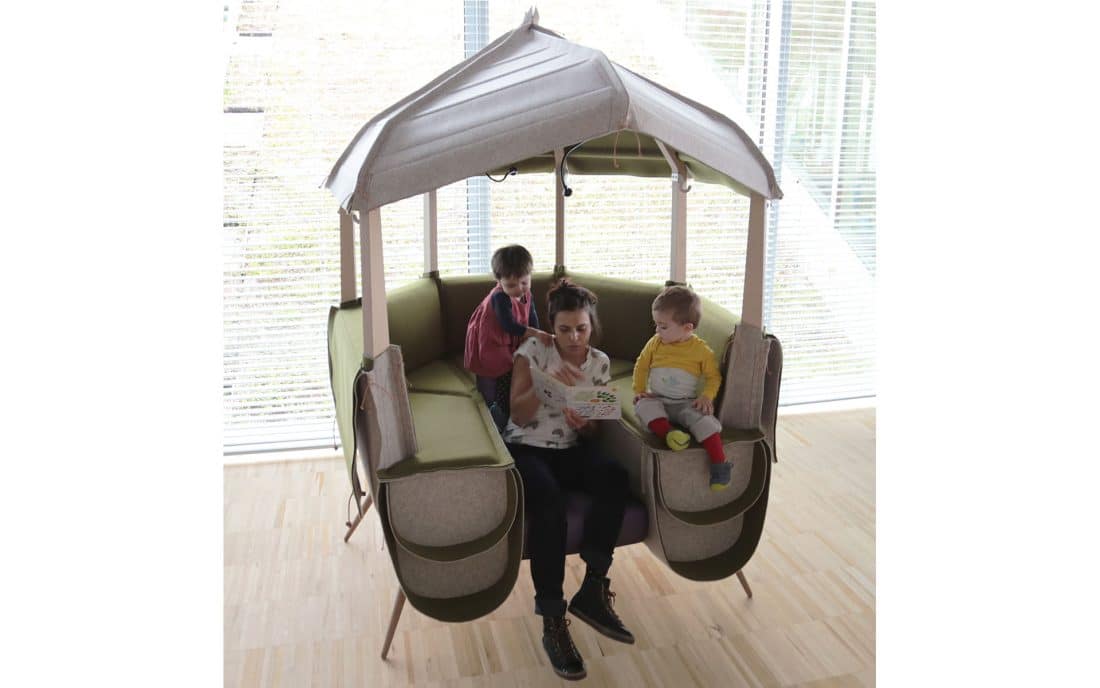 mobilier de médiathèque pour enfants