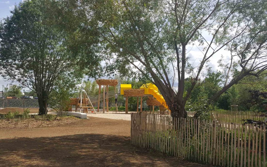 Aire de jeux sur mesure plage de baud rennes 1