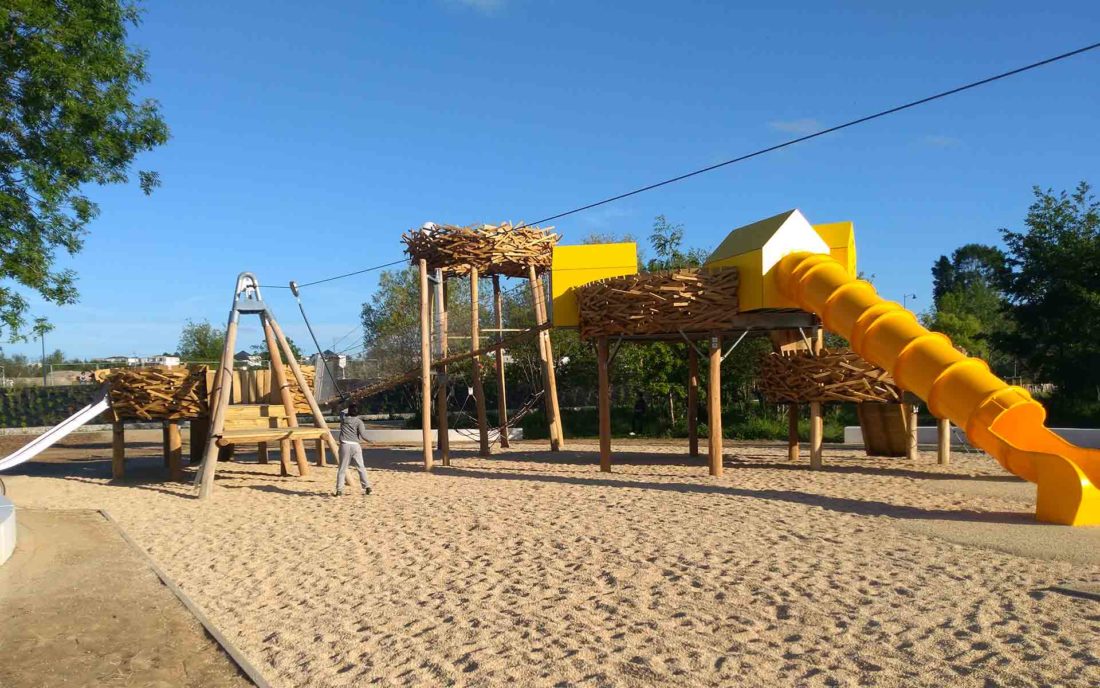 Aire de jeux sur mesure plage de baud rennes 3