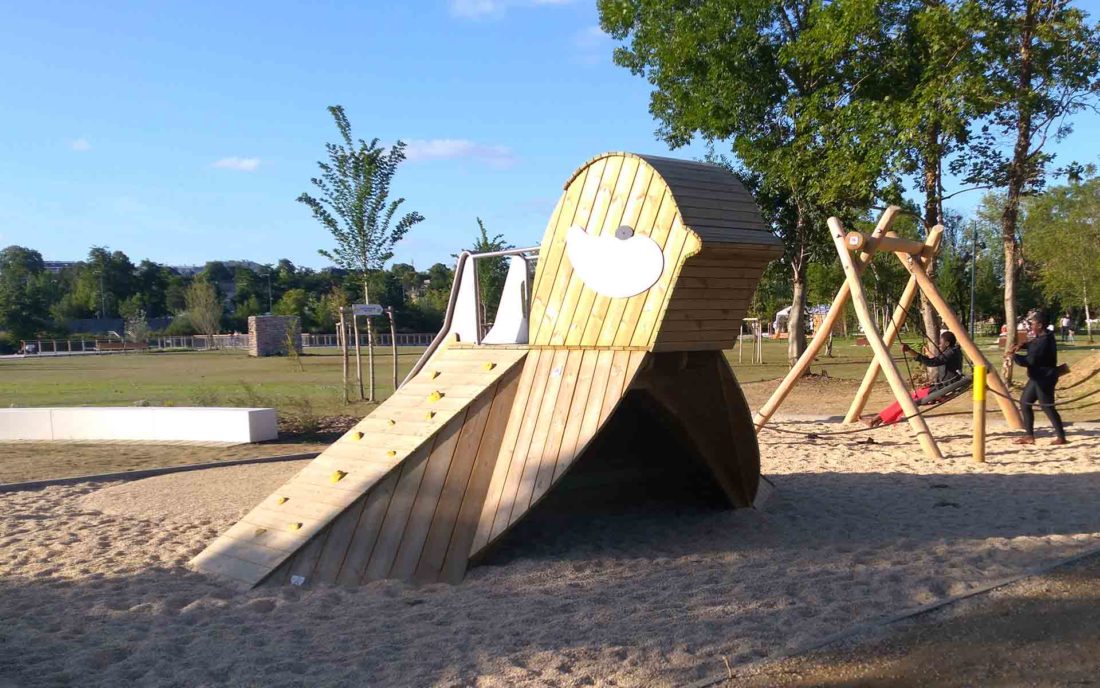 Aire de jeux sur mesure plage de baud rennes 7